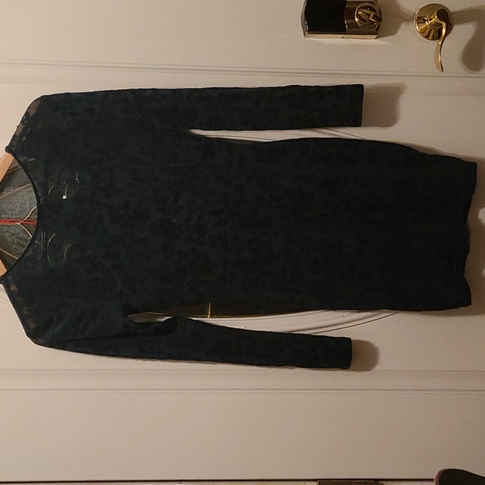 Windsor Lace long sleeve short dress